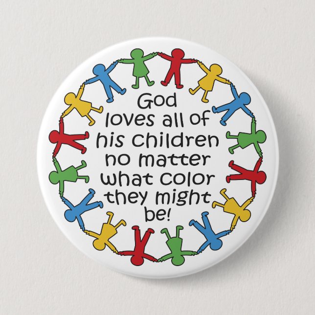 Gottes Lieben Button (Vorderseite)