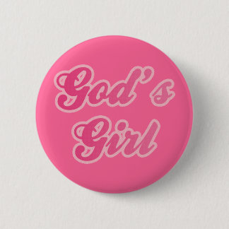 Gottes Mädchen Button