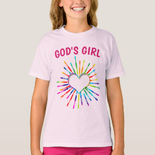 GOTTES MÄDCHEN CHRISTLICHE MÄDCHEN-T - Shirt