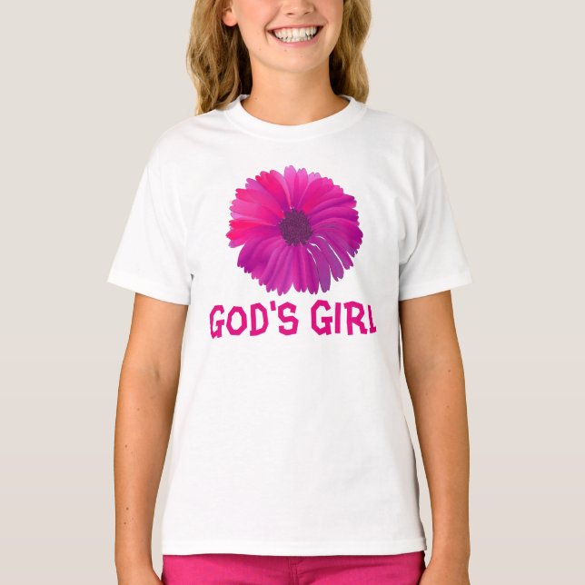 GOTTES MÄDCHEN CHRISTLICHE T - Shirt (Vorderseite)