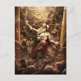 Gottes & Monster - Zeus Postkarte