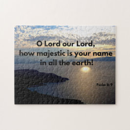 Gottes Name ist Majestic Psalm 8 Bibel Verse