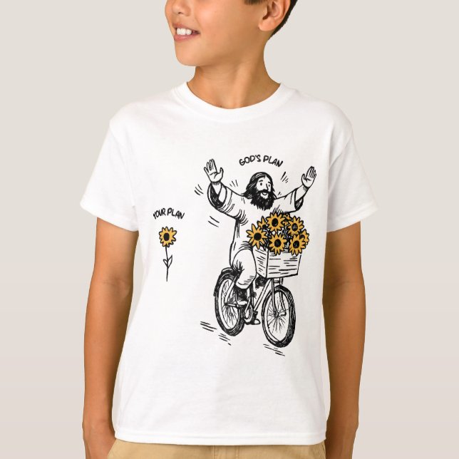 Gottes Plan gegen deinen Plan T-Shirt (Vorderseite)