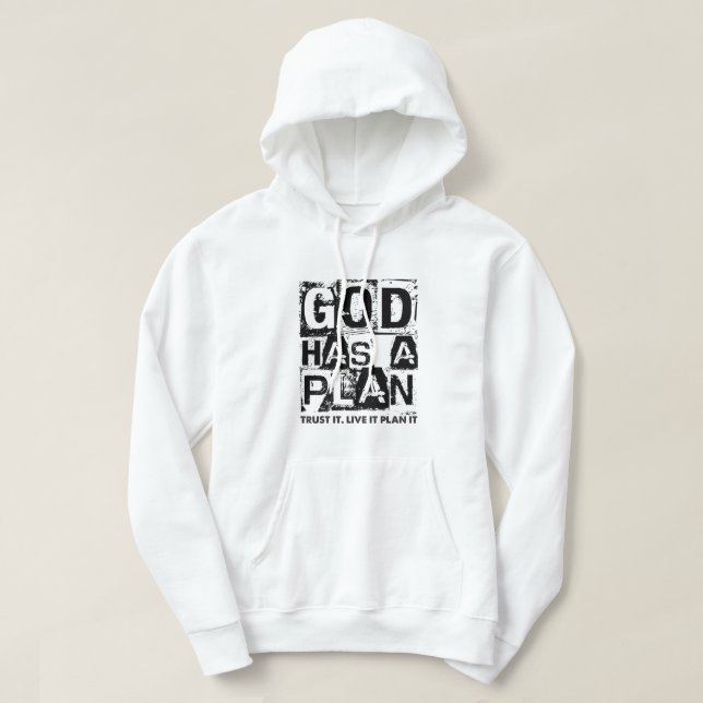 Gottes Plan Hoodie (Design vorne)