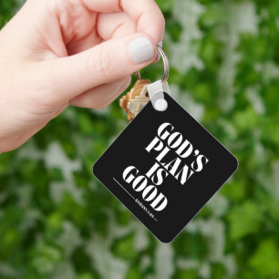 Gottes Plan ist gut - Römer 8:28 Schlüsselanhänger