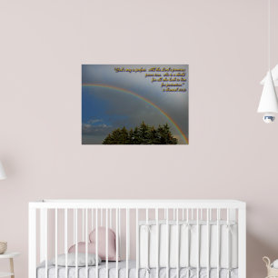 Gottes Regenbogen Versprechen Poster