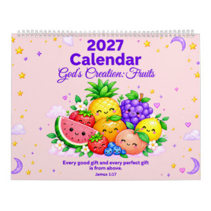 Gottes Schöpfung Früchte 2027 Süßer Christlicher K Kalender