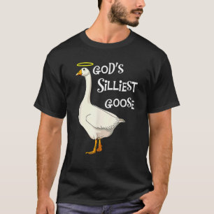 Gottes Silberfrühes Gänseduck Funny T-Shirt