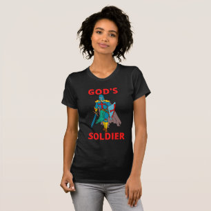 Gottes Soldat für Frauen T-Shirt