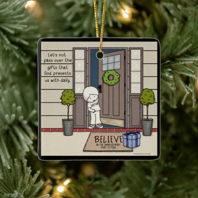 Gottes tägliches Geschenk Keramikornament (Baum)