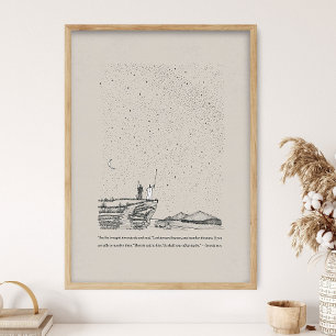 Gottes Verheißung an Abraham, Genesis 15:5, Bibel Poster