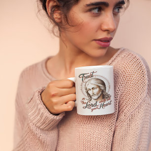 Gottes Vertrauen: Jesus ermutigt zum Vertrauen in  Kaffeetasse