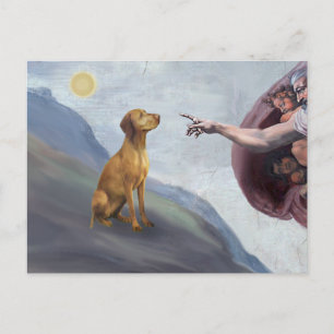 Gottes Vizsla Postkarte