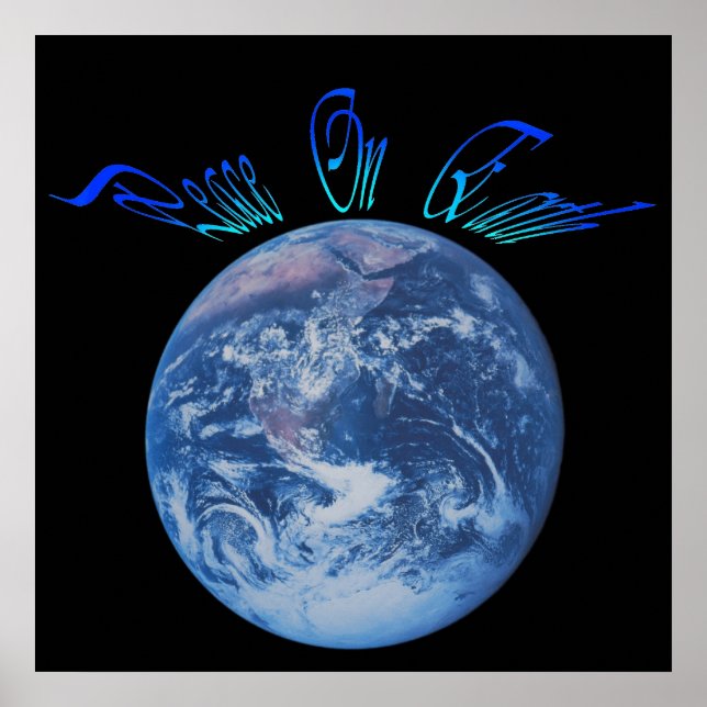 Gottes Weltfrieden Poster (Vorne)