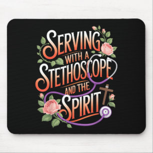 Gottes Werk in Schrubben Jesus Glaube Gott Cna Chr Mousepad