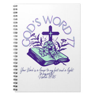 Gottes Wort 77 Psalm Schrift Notizblock