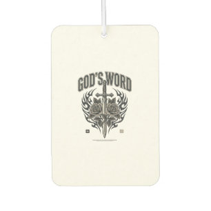 Gottes Wort Schwert & Rosen Vintage Christlich Autolufterfrischer