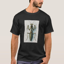 Gottesanbeterin Aquarellmalerei Insektenkunst T-Shirt