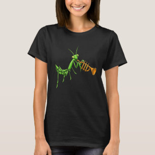 Gottesanbeterin Geige Insektenfänger Musikinstrume T-Shirt