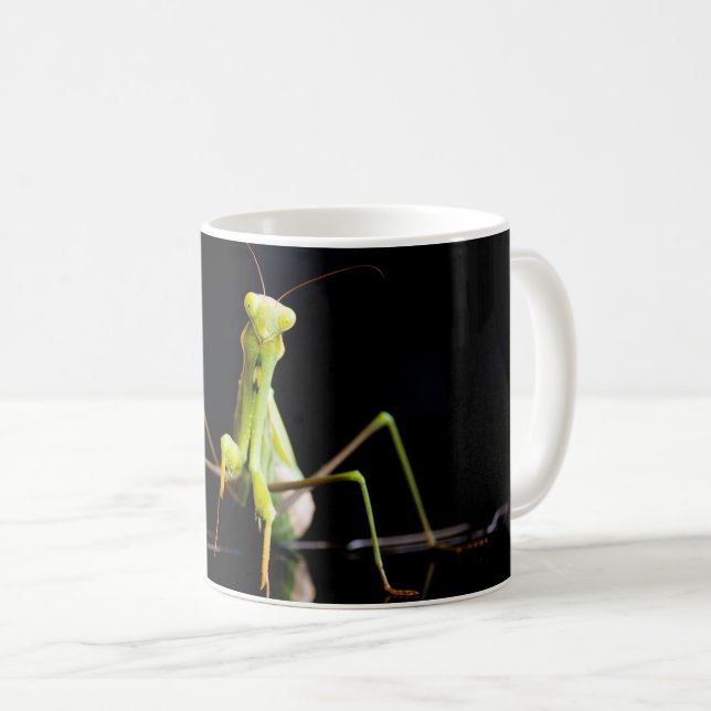 Gottesanbeterin Kaffeetasse (VorderseiteRechts)