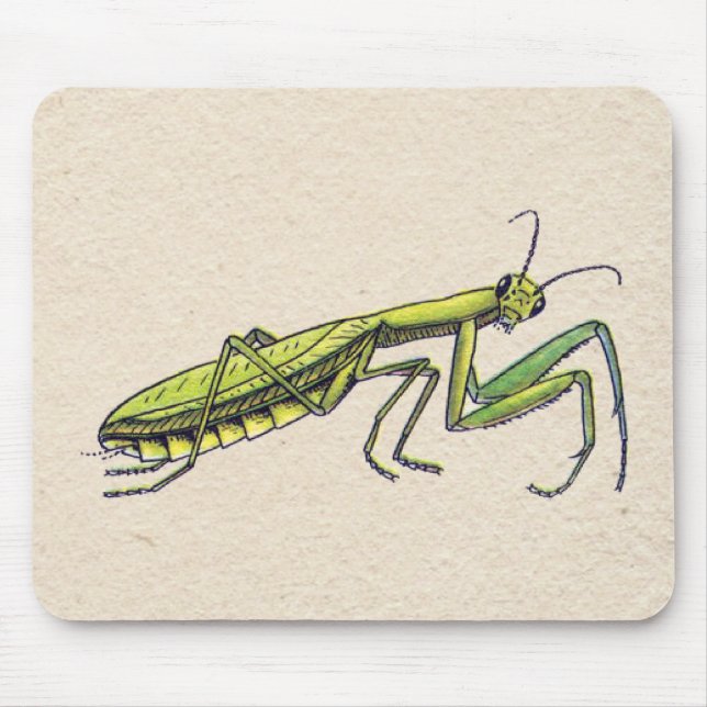 Gottesanbeterin Mousepad (Vorne)
