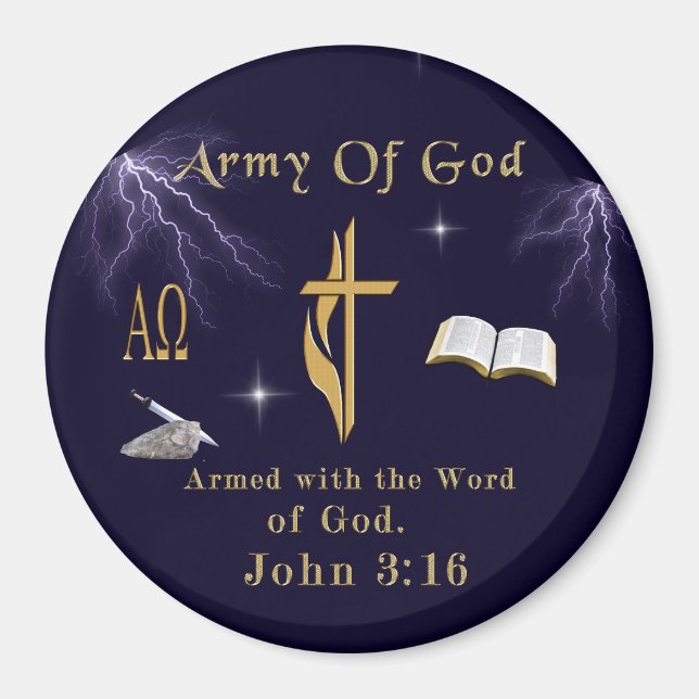 Gottesarmee Magnet (Vorne)