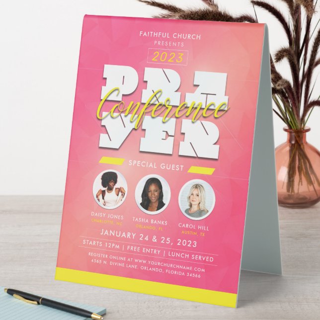 Gottesdienst Tischaufsteller (In Situ (Tisch))