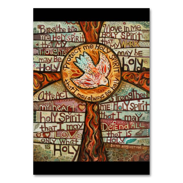 Gottesfürstenkarte Tischnummer (Vorderseite)