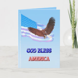 Gotteskarte zum Amerikanischen Gedenktag Karte