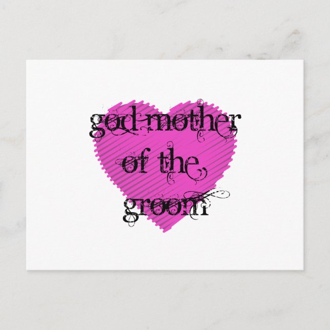 Gottesmutter des Grooms Postkarte (Vorderseite)