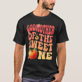 Gottesmutter des süßen 1 Pfirsich 1. Geburtstagski T-Shirt