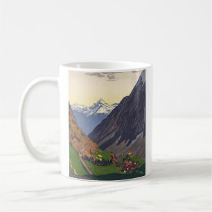Gotthardpass, ein Gebirgspass in den Alpen Kaffeetasse