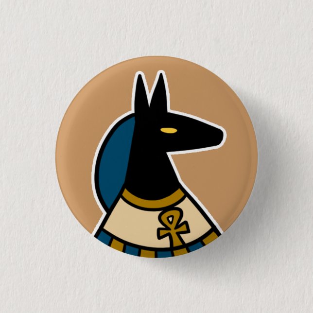 Gottheit:: Anubis Button (Vorderseite)