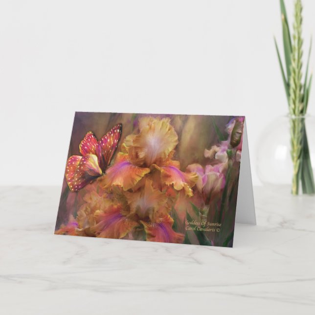 Gottheit der Sunrise ArtCard Karte (Vorderseite)