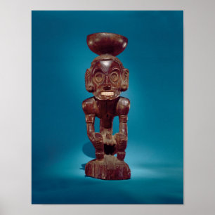 Gottheitsfigur, Dominikanische Republik Poster
