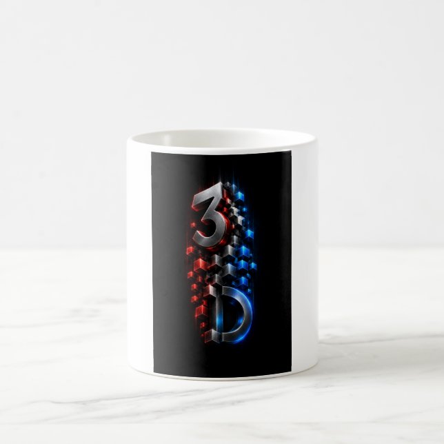 Göttin 3D Mikro-Mosaik  Kaffeetasse (Mittel)