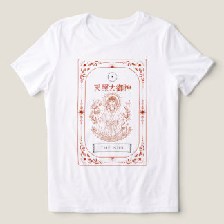 Göttin Amaterasu Tarot Die Sonne Tri-Blend-Shirt Tri-Blend Shirt