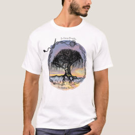 Göttin Baum in jeder Richtung auf Sonnenuntergang T-Shirt