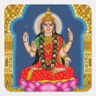 Göttin Bhairavi Aufkleber