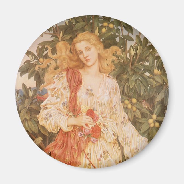 Göttin der Blüten und Blume, Flora von Morgan Magnet (Vorne)