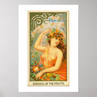 Göttin der Früchte, Pomona, Poster drucken