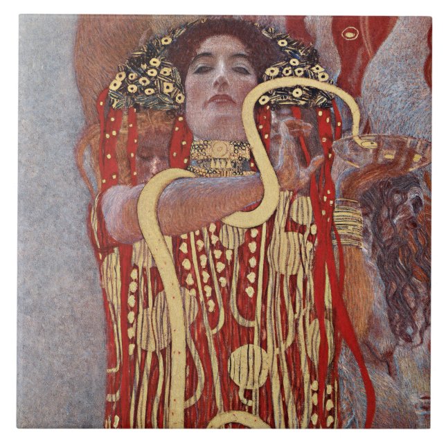 Göttin der Gesundheit, Hygieia (Salus), Gustav Kli Fliese (Vorderseite)