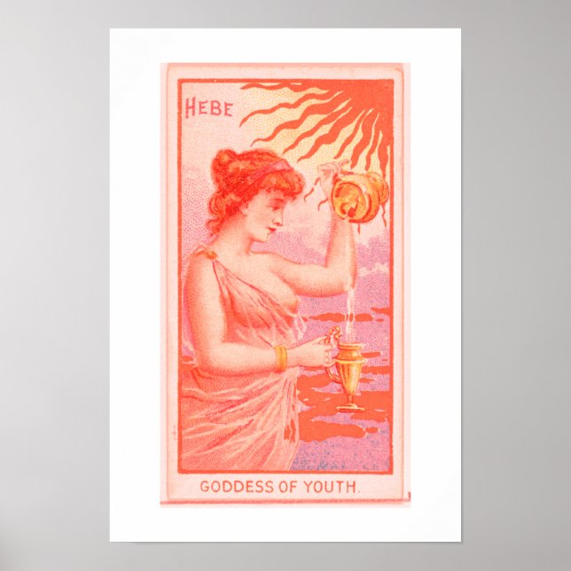 Göttin der Jugend, Hebe, Poster drucken (Vorne)