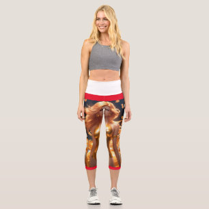 Göttin der Liebe: Portrait von Aphrodite Capri Leggings