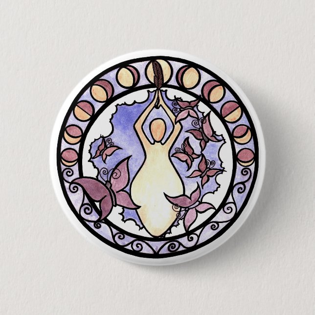 Göttin der Luft Button (Vorderseite)
