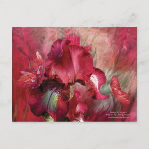 Göttin der Passion Art Postcard Postkarte