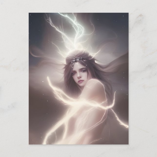 Göttin der Postkarte des Kosmos (Vorderseite)