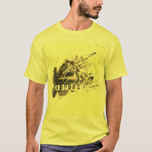 Göttin der Rebellion - Fettformatige Porträttinte T-Shirt