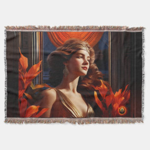 Göttin der Sonne Art Deco Romantischer Glamour Decke