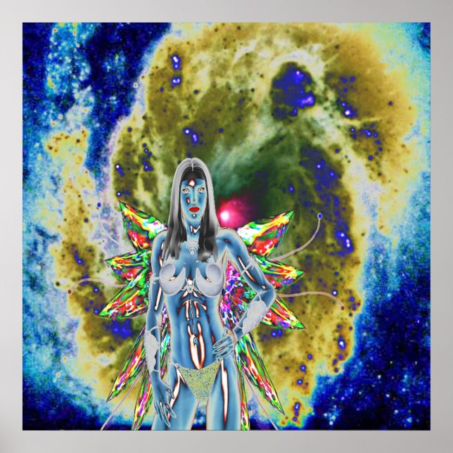 Göttin der Sterne Poster (Vorne)